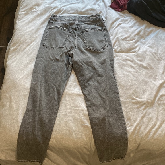 Old navy OG straight gray jeans, high rise, super stretch - Picture 2 of 3